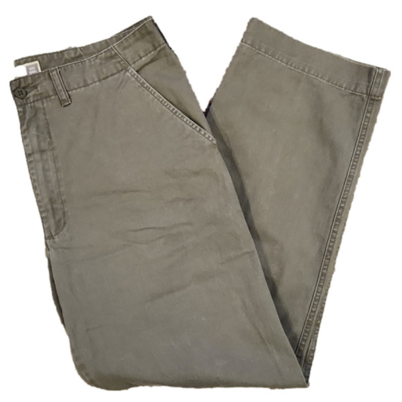 Cabela's Other - Cabela's Casuals Olive Green 36×30 Aged Khakis Pants